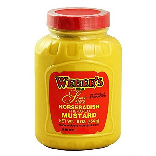 Webers Horseradish Mustard 16 Oz And Chiavettas Barbecue Marin
