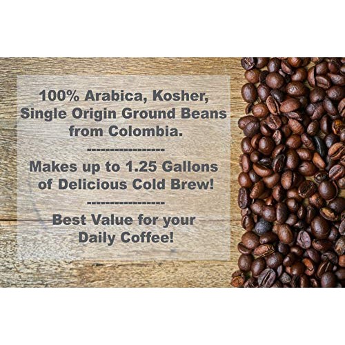 The Glover Grind Co. - 4 Cold Brew Coffee Packs, Pack Of 4, 100%