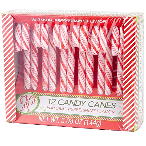 Candy Cane Peppermint Flavored | 12 Pieces In Each Box - Net 5.0