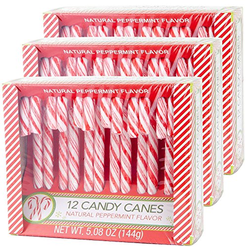 Candy Cane Peppermint Flavored | 12 Pieces In Each Box - Net 5.0