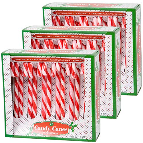 Candy Cane Peppermint Red &Amp; White Gift Set | 12 Pieces In Each B