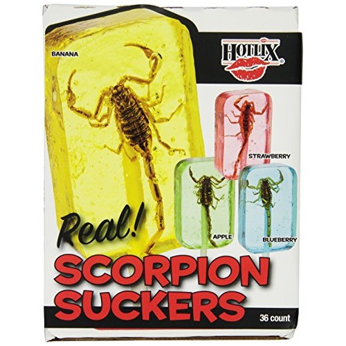 Scorpion Suckers Assorted Lollipops Pack Of 36