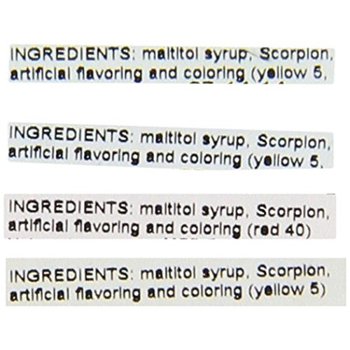 Scorpion Suckers Assorted Lollipops Pack Of 36