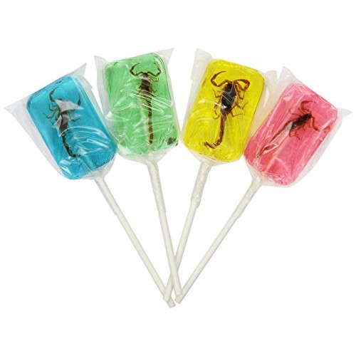 Scorpion Suckers Assorted Lollipops Pack Of 36