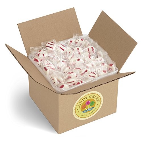 Zany Cane Peppermint Lollipops By Candy Creek, Bulk 5 Lb. Carton