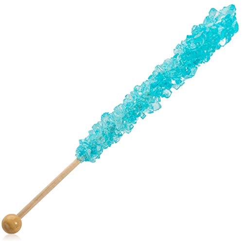 Frozen Ice Rock Candy Sticks - 18 Individually Wrapped Rock Cand