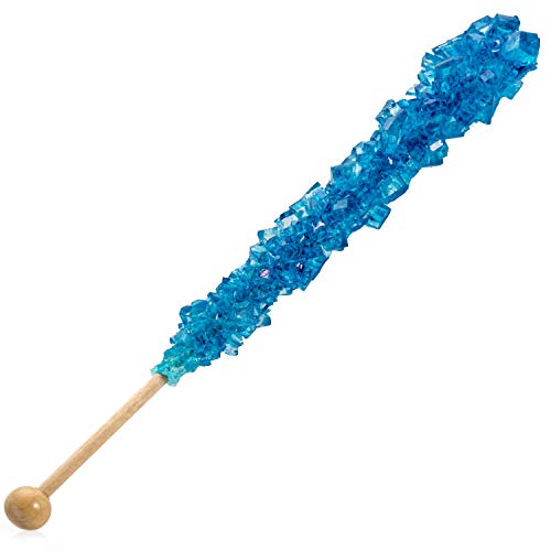 Frozen Ice Rock Candy Sticks - 36 Individually Wrapped Rock Cand
