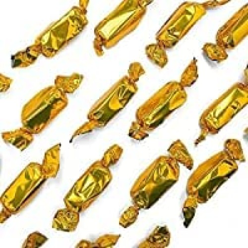 Gold Individually Wrapped Caramels - 2 Pound Bag - Approximately