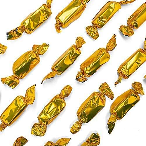 Gold Individually Wrapped Caramels - 2 Pound Bag - Approximately