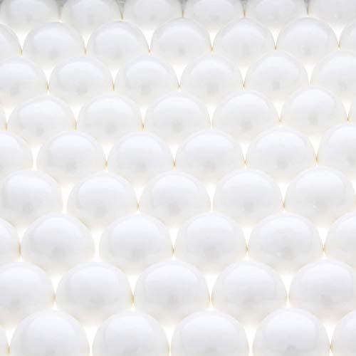 Large 1 Colored Shimmer White Gumballs - 2 Pound Bags - About 12
