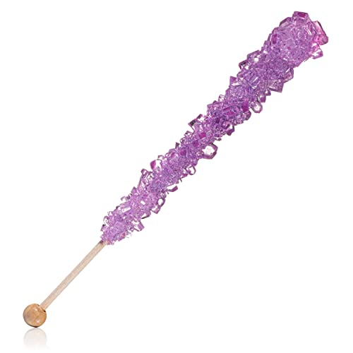 Mermaid Rock Candy Sticks - 10 Individually Wrapped Rock Candy O
