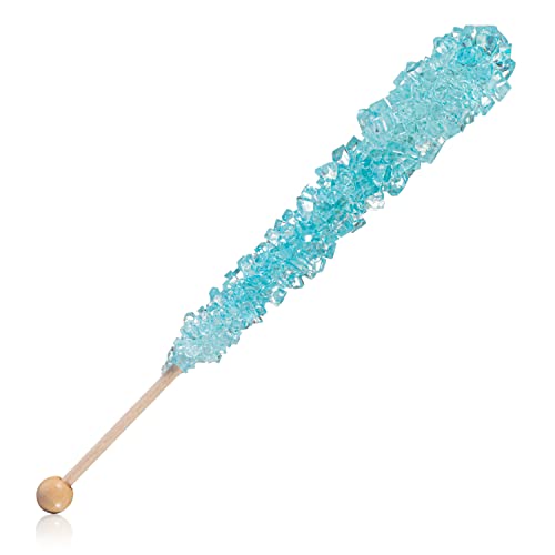 Mermaid Rock Candy Sticks - 10 Individually Wrapped Rock Candy O