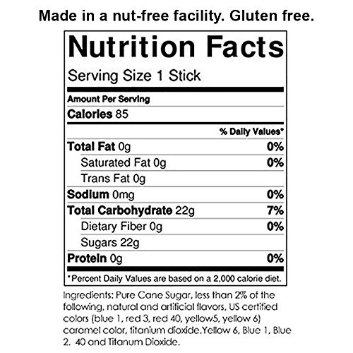 Mermaid Rock Candy Sticks - 10 Individually Wrapped Rock Candy O