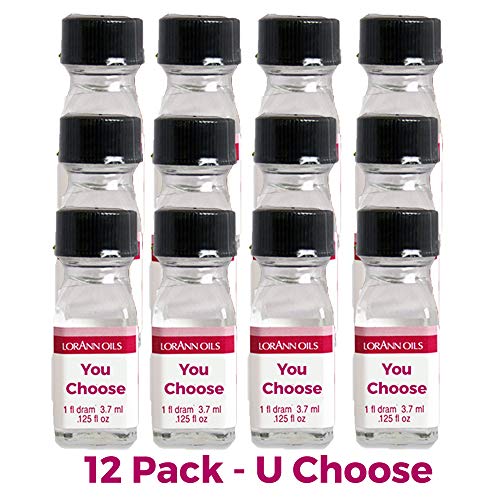 Lorann Oils You Choose 12 Pack + Two Dram Droppers By Candy Mold