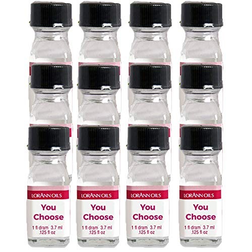 Lorann Oils You Choose 12 Pack + Two Dram Droppers By Candy Mold