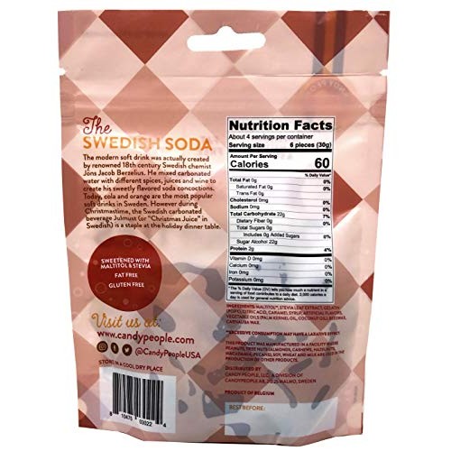 Candy People Sugar-Free Swedish Gummy Candy – Gluten-Free, Fat-F