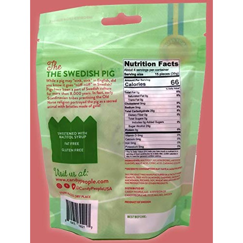 Candy People Sugar-Free Swedish Gummy Candy – Gluten-Free, Fat-F
