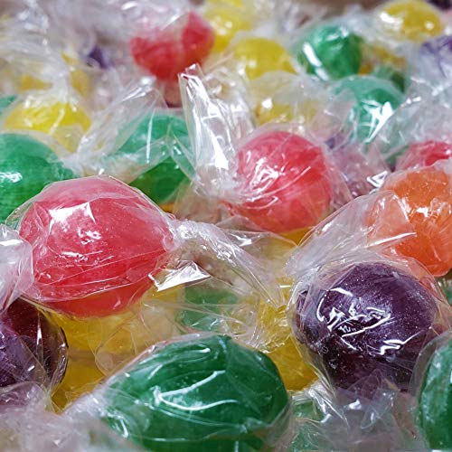 Candy Retailer Wrapped Sour Fruit Balls Hard Candy 1 Lb