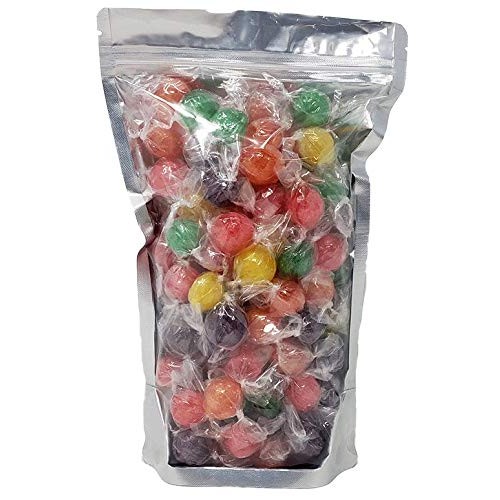 Candy Retailer Wrapped Sour Fruit Balls Hard Candy 1 Lb