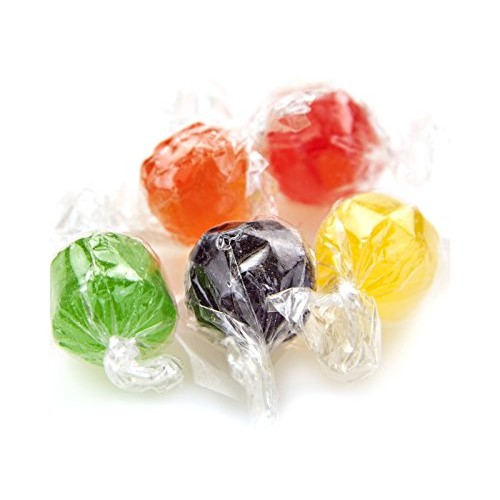 Candy Retailer Wrapped Sour Fruit Balls Hard Candy 1 Lb