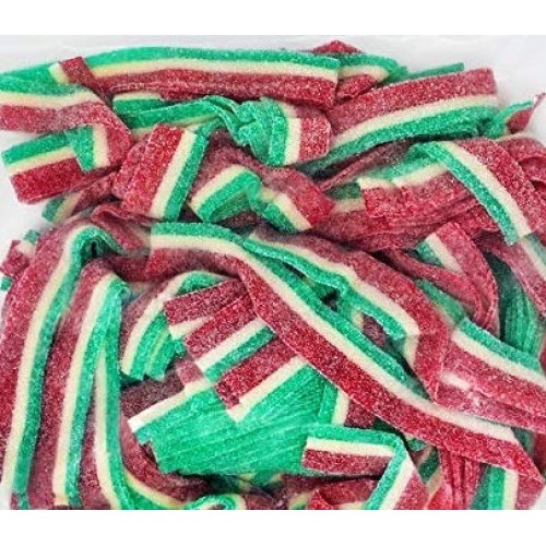 Sour Power Belts Watermelon 1.5 Lbs 75 Pieces
