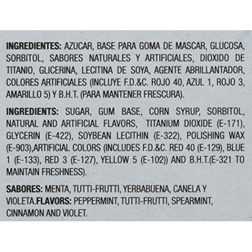 Canels Tropical Fruit Flavored Chewing Gum, 1 Box Of 60 Pieces