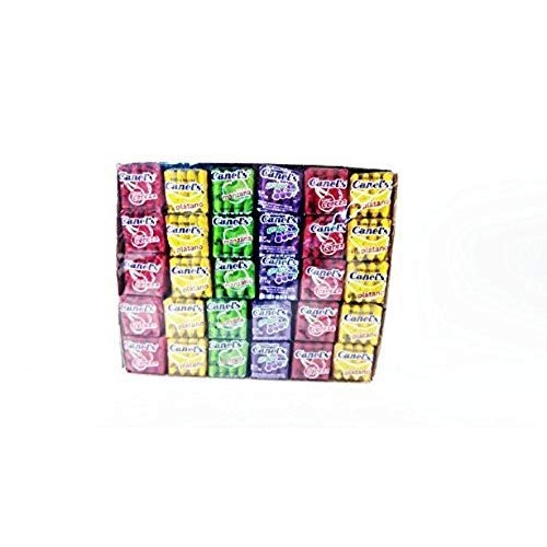 Canels Tropical Fruit Flavored Chewing Gum, 1 Box Of 60 Pieces