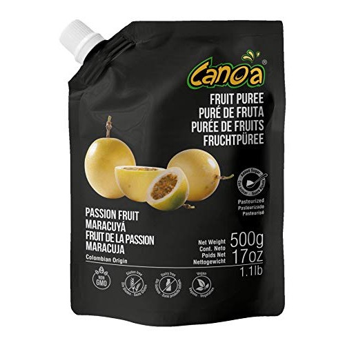 Canoa Passion Fruit Puree | All-Natural | Reduced-Sugar | Great
