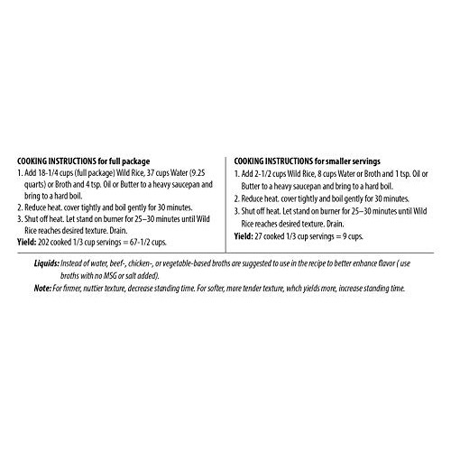 7.5Lb Wild Rice Roll Cut