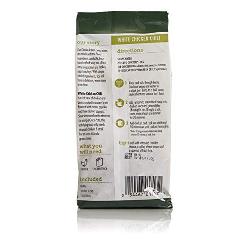 Canterbury Naturals Artisan Soup Mix, White Chicken Chili, 10.4