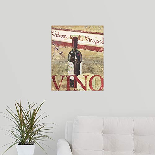 Canvas On Demand Chateau Cabernet Wall Decal, 16X20