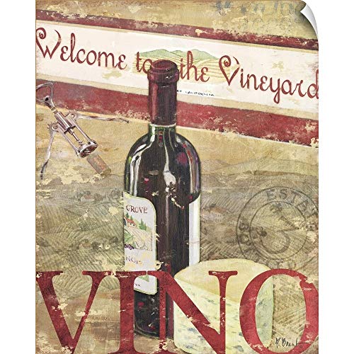 Canvas On Demand Chateau Cabernet Wall Decal, 16X20