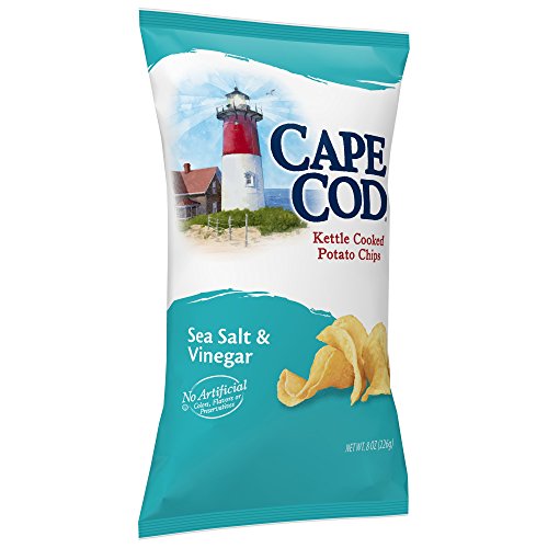 Cape Cod Potato Chips, Sea Salt And Vinegar, 8 Ounce