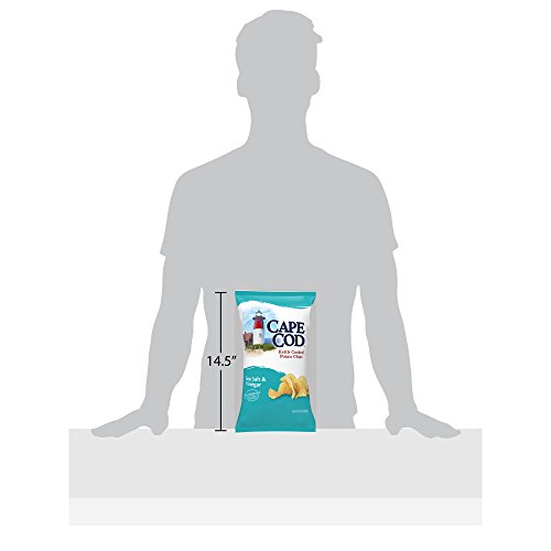 Cape Cod Potato Chips, Sea Salt And Vinegar, 8 Ounce