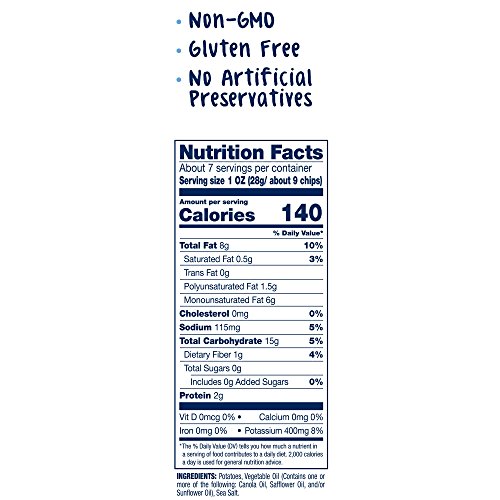 Cape Cod Potato Chips, Kettle Cooked Wavy Cut Sea Salt, 7.5 Ounce