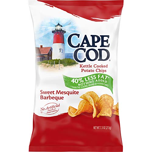 Cape Cod Potato Chips, Reduced Fat Sweet Mesquite Barbeque Kettl