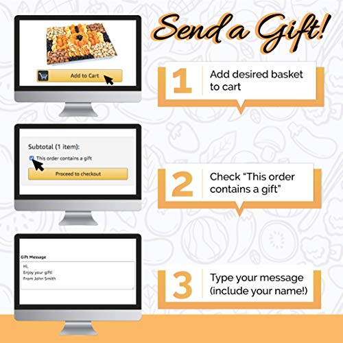 Deluxe Dried Fruit And Nut Gourmet Gift Basket With The Always P