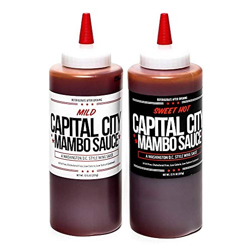 Capital City Mambo Sauce - Variety 2-Pack Of Sweet Hot And Mild