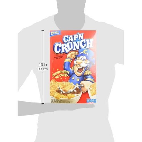 Capn Crunch Sweetened Corn And Oat Cereal, 40 Ounce