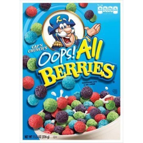 Capn Crunchs Oops! All Berries Cereal 11.5 Oz. Box Pack Of 4
