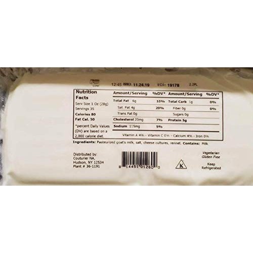 Capra Goat Cheese Plain Natural 2.2Lb Suitable For Vegetarians