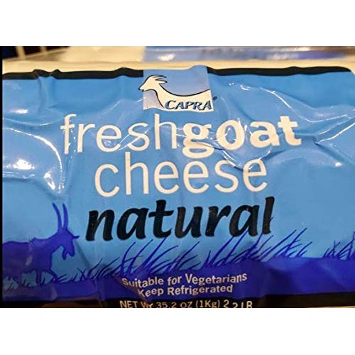 Capra Goat Cheese Plain Natural 2.2Lb Suitable For Vegetarians