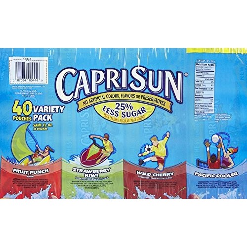 Capri Sun Juice - Variety Pack - 6 Oz - 40 Ct