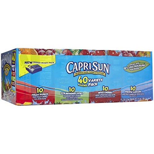 Capri Sun Juice - Variety Pack - 6 Oz - 40 Ct