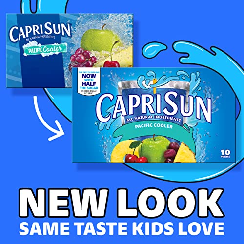 Capri Sun Pacific Cooler Ready-To-Drink Juice 10 Pouches Capri Sun Pacific Cooler Ready-To-Drink Juice 10 Pouches