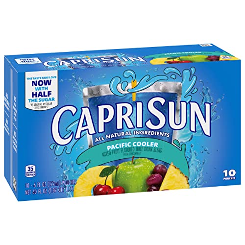Capri Sun Pacific Cooler Ready-To-Drink Juice 10 Pouches Capri Sun Pacific Cooler Ready-To-Drink Juice 10 Pouches