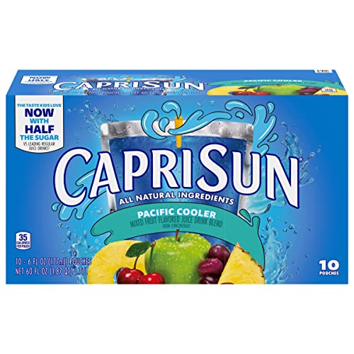 Capri Sun Pacific Cooler Ready-To-Drink Juice 10 Pouches Capri Sun Pacific Cooler Ready-To-Drink Juice 10 Pouches
