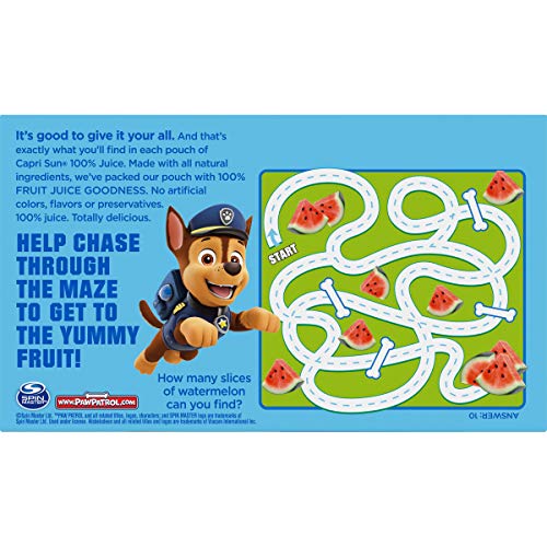 Capri Sun Watermelon Ready-To-Drink Juice 40 Pouches, 4 Boxes O