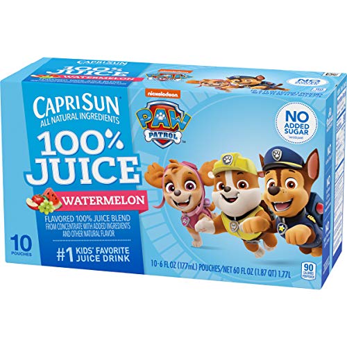 Capri Sun Watermelon Ready-To-Drink Juice 40 Pouches, 4 Boxes O