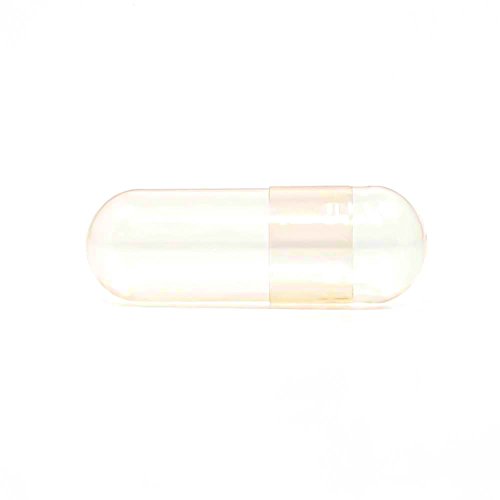 Clear Size 3 Empty Gelatin Capsules By Capsuline - 1000 Count |M